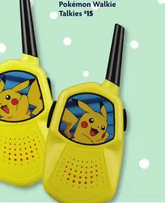Family Dollar Pokémon Walkie Talkies offer