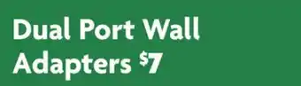 Family Dollar Dual Port Wall Adapters offer