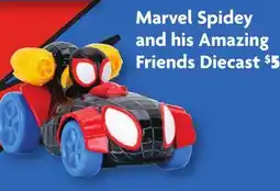 Family Dollar Marvel Spidey and his Amazing Friends Diecast offer