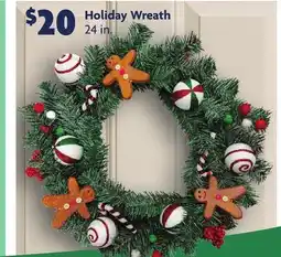 Family Dollar Holiday Wreath offer