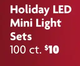Family Dollar Holiday LED Mini Light Sets offer