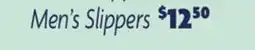 Family Dollar Men's Slippers offer