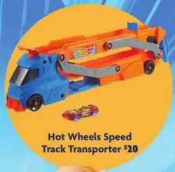 Family Dollar Hot Wheels Speed Track Transporter offer