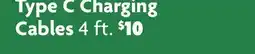 Family Dollar Type C Charging Cables offer