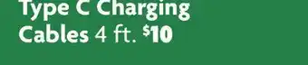 Family Dollar Type C Charging Cables offer