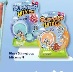 Family Dollar Bluey Slimygloop Mix'ems offer