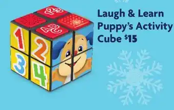 Family Dollar Laugh & Learn Puppy's Activity Cube offer