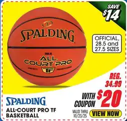 Big 5 Spalding All Court Pro TF Basketball offer