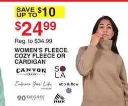 Dunham's Sports WOMEN'S FLEECE, COZY FLEECE OR CARDIGAN offer