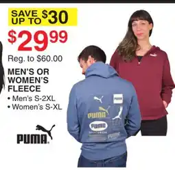 Dunham's Sports MEN'S OR WOMEN'S FLEECE offer