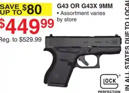 Dunham's Sports G43 OR G43X 9MM offer