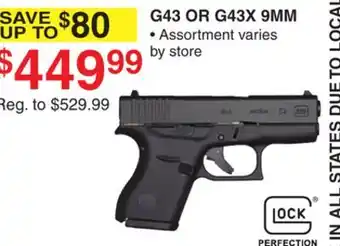 Dunham's Sports G43 OR G43X 9MM offer