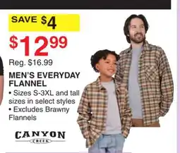 Dunham's Sports CANYON CREEK MEN'S EVERYDAY FLANNEL offer