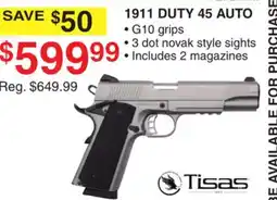 Dunham's Sports 1911 DUTY 45 AUTO offer