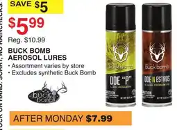 Dunham's Sports BUCK BOMB AEROSOL LURES offer