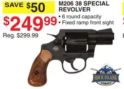 Dunham's Sports ROCK ISLAND M206 38 SPECIAL REVOLVER offer