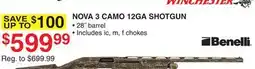 Dunham's Sports WINCHESTER NOVA 3 CAMO 12GA SHOTGUN offer