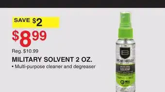 Dunham's Sports MILITARY SOLVENT 2 OZ offer