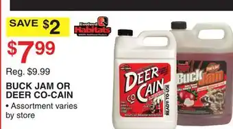 Dunham's Sports BUCK JAM OR DEER CO-CAIN offer