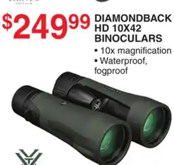Dunham's Sports VORTEX OPTICS DIAMONDBACK HD 10X42 BINOCULARS offer