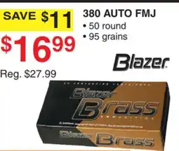 Dunham's Sports 380 AUTO FMJ offer