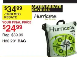Dunham's Sports H20 20 BAG offer