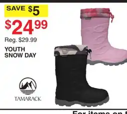 Dunham's Sports TAMARACK YOUTH SNOW DAY offer