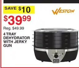 Dunham's Sports 4 TRAY DEHYDRATOR WITH JERKY GUN offer