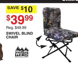 Dunham's Sports SWIVEL BLIND CHAIR offer