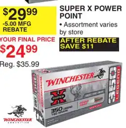 Dunham's Sports WINCHESTER SUPER X POWER POINT offer