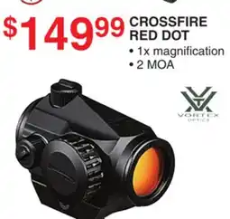 Dunham's Sports VORTEX OPTICS CROSSFIRE RED DOT offer