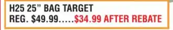 Dunham's Sports H25 25 BAG TARGET offer