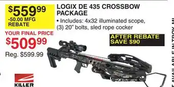 Dunham's Sports LOGIX DE 435 CROSSBOW PACKAGE offer