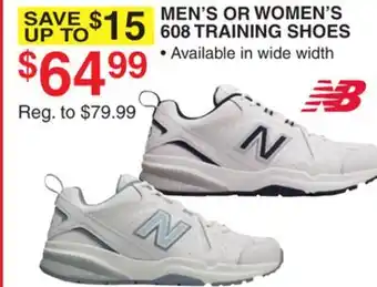 Dunham's Sports NEW BALANCE MEN'S OR WOMEN'S 608 TRAINING SHOES offer