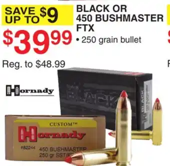 Dunham's Sports BLACK OR 450 BUSHMASTER FTX offer