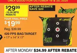 Dunham's Sports 420 FPS BAG TARGET offer