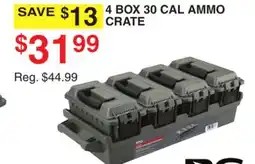 Dunham's Sports 4 BOX 30 CAL AMMO CRATE offer