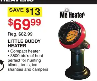 Dunham's Sports MR. HEATER LITTLE BUDDY HEATER offer