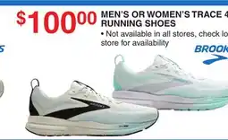 Dunham's Sports MEN'S OR WOMEN'S TRACE 4 RUNNING SHOES offer