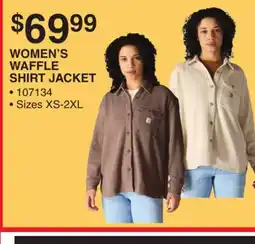 Dunham's Sports WOMEN'S WAFFLE SHIRT JACKET offer