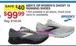 Dunham's Sports MEN'S OR WOMEN'S GHOST 16 RUNNING SHOES offer