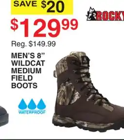 Dunham's Sports ROCKY MEN'S 8 WILDCAT MEDIUM FIELD BOOTS offer