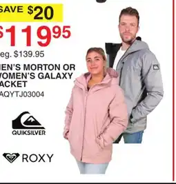 Dunham's Sports MEN'S MORTON OR WOMEN'S GALAXY JACKET offer