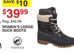 Dunham's Sports TAMARACK WOMEN'S LODGE DUCK BOOTS offer