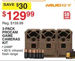 Dunham's Sports MUDDY 3-PACK PROCAM GAME CAMERAS KIT offer
