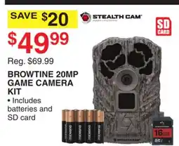 Dunham's Sports BROWTINE 20MP GAME CAMERA KIT offer