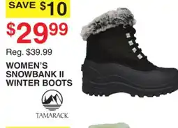 Dunham's Sports TAMARACK WOMEN'S SNOWBANK II WINTER BOOTS offer