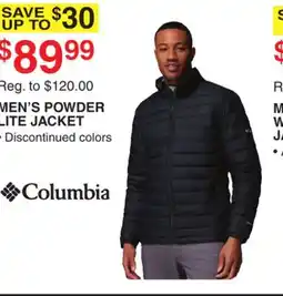 Dunham's Sports COLUMBIA MEN'S POWDER LITE JACKET offer