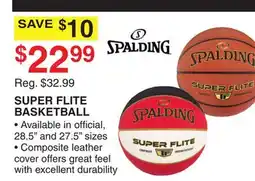 Dunham's Sports SPALDING SUPER FLITE BASKETBALL offer