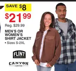 Dunham's Sports MEN'S OR WOMEN'S SHIRT JACKET offer
